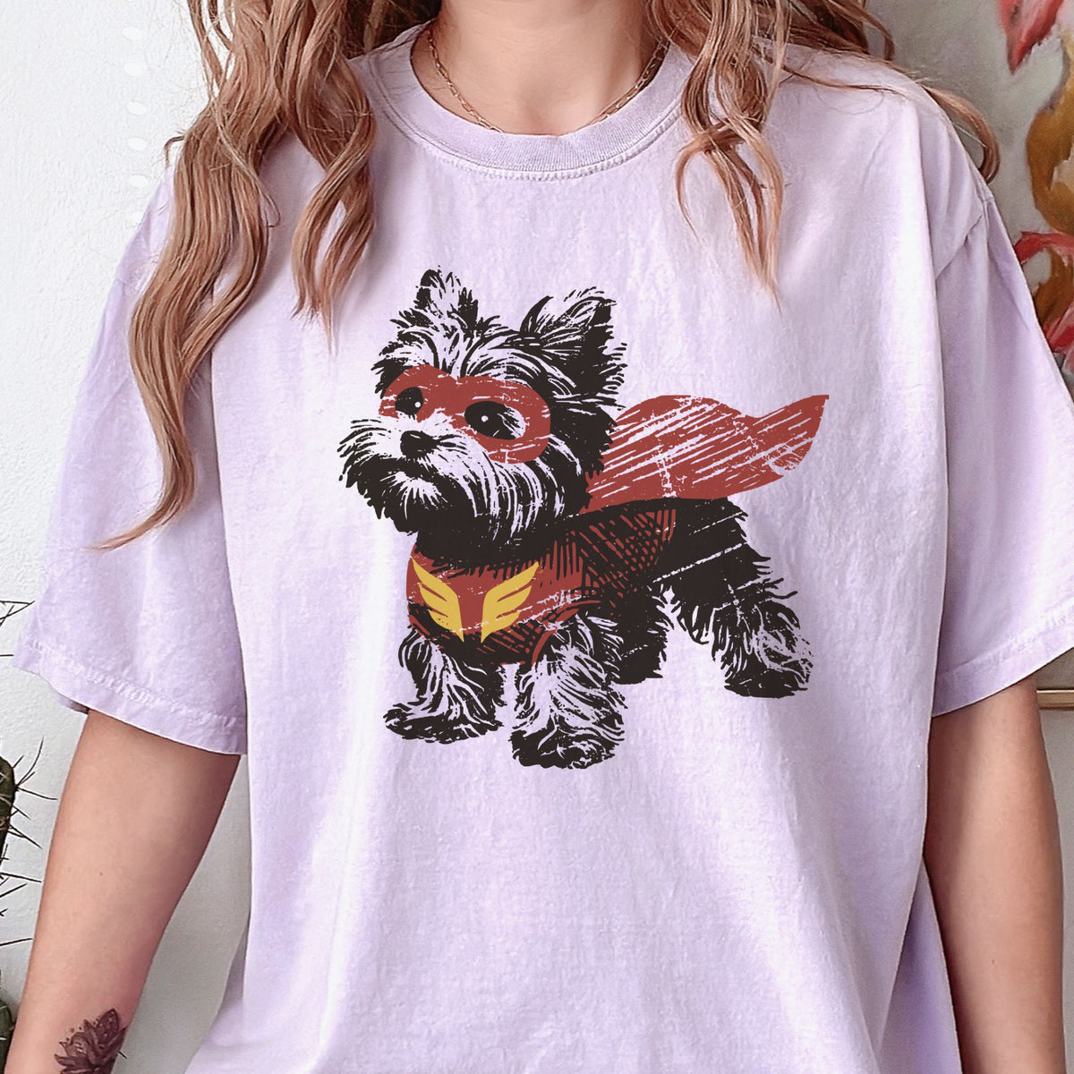 Pomapoo Superhero t-shirt