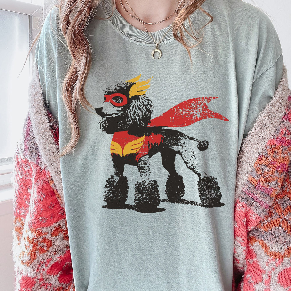 Standard Poodle Superhero t-shirt