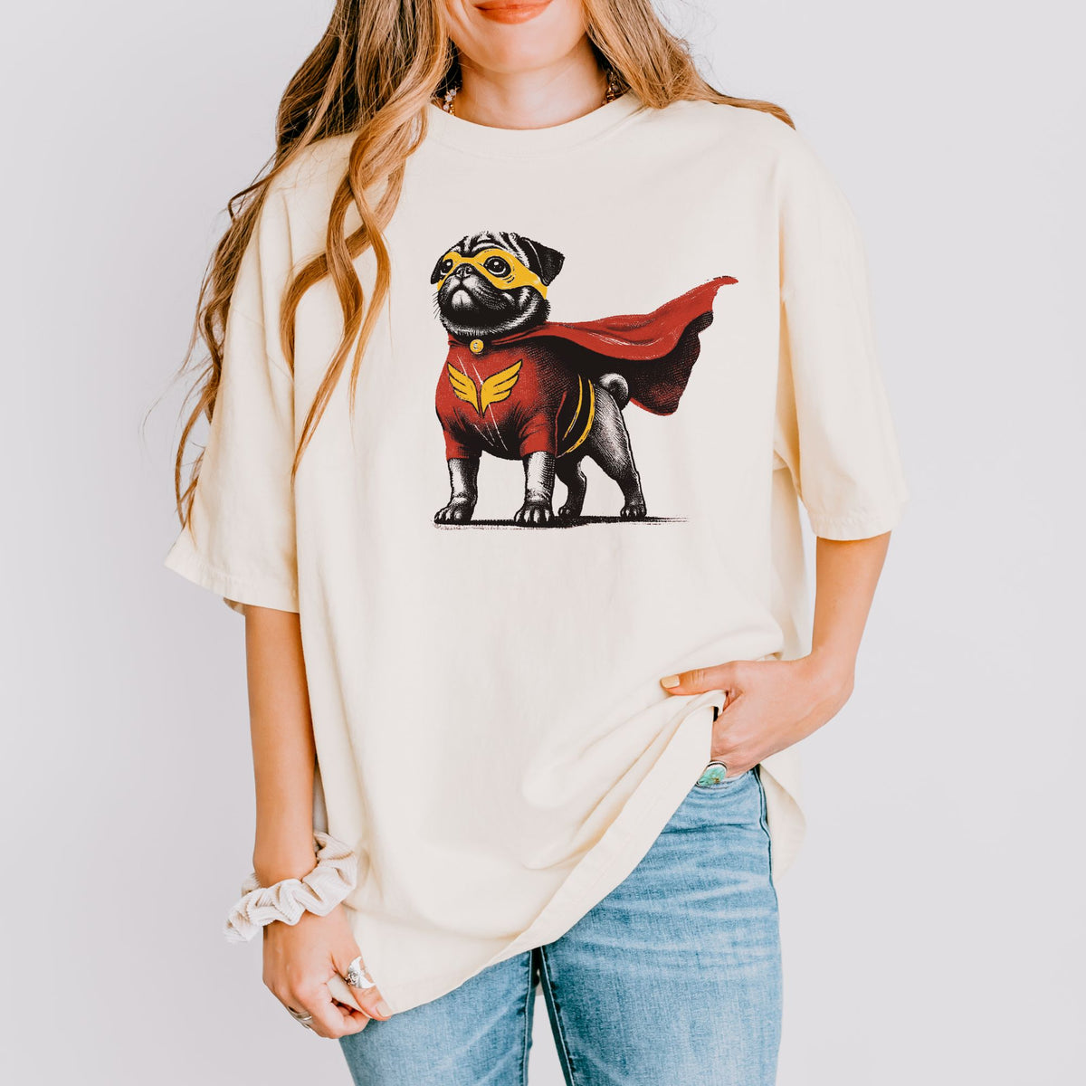 Pug Superhero t-shirt