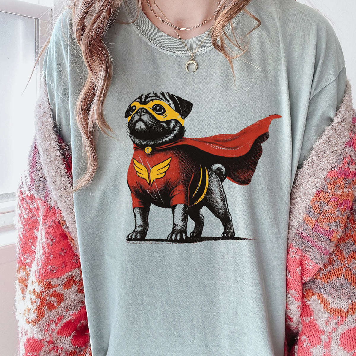 Pug Superhero t-shirt