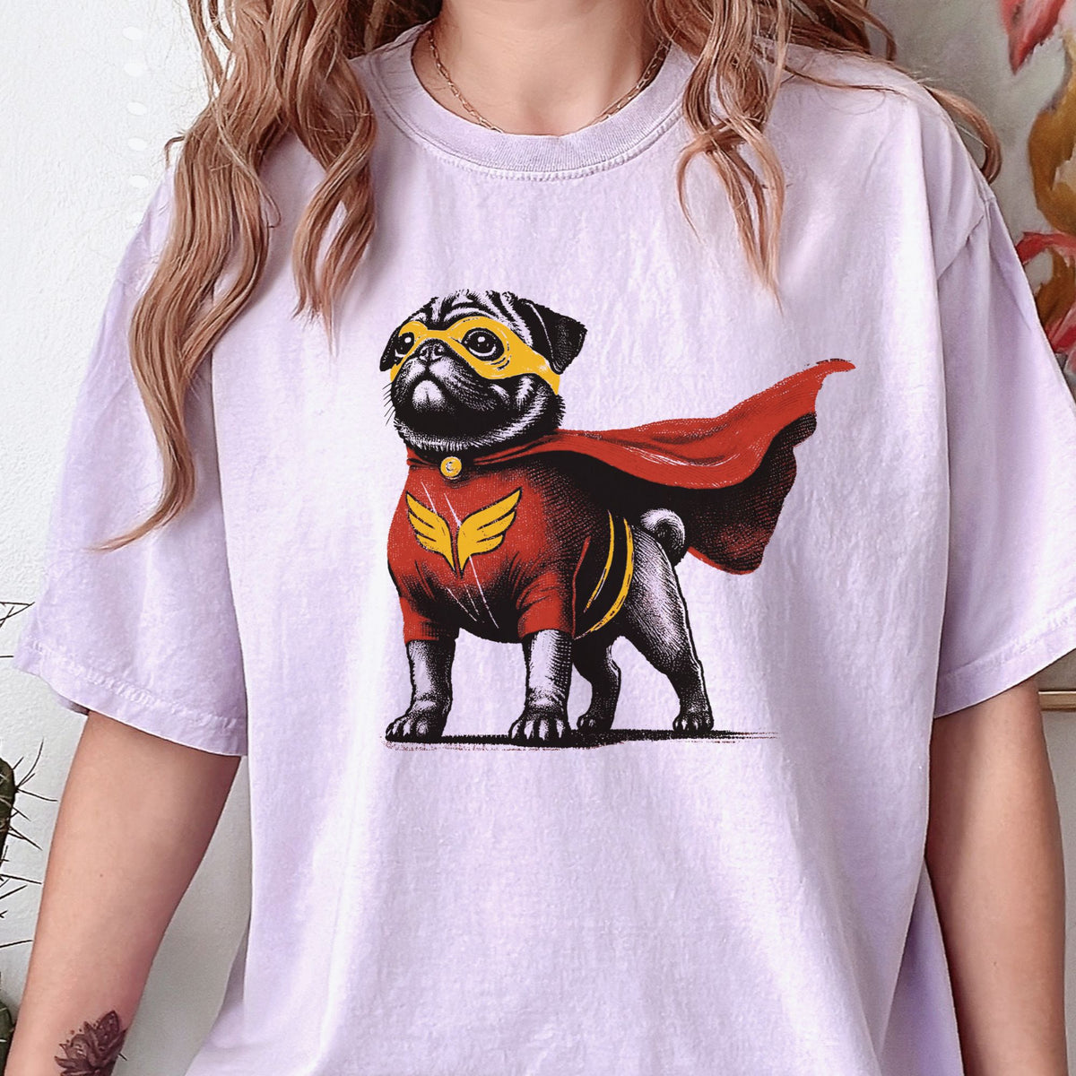 Pug Superhero t-shirt