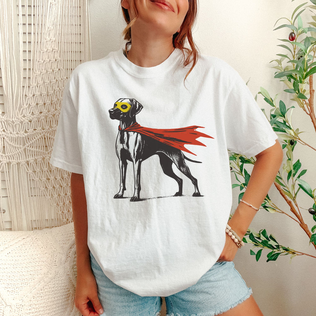 Rhodesian Ridgeback Superhero t-shirt
