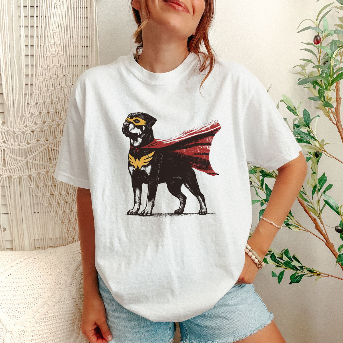 Rottweiler Superhero t-shirt