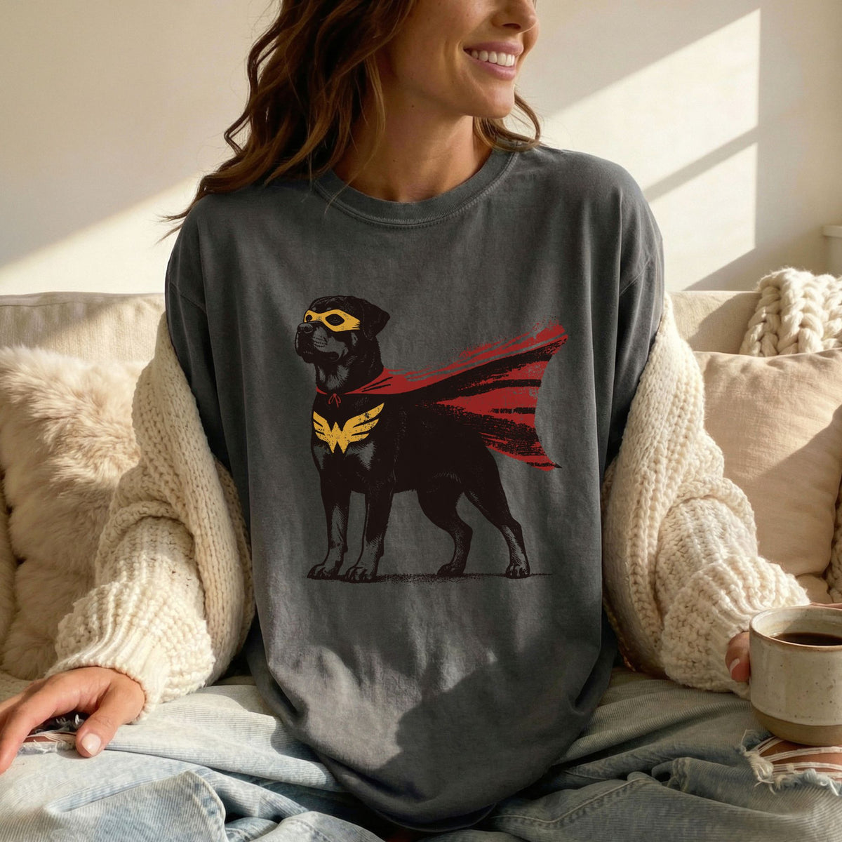 Rottweiler Superhero t-shirt