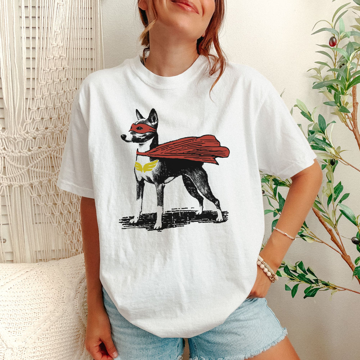 Basenji Superhero t-shirt