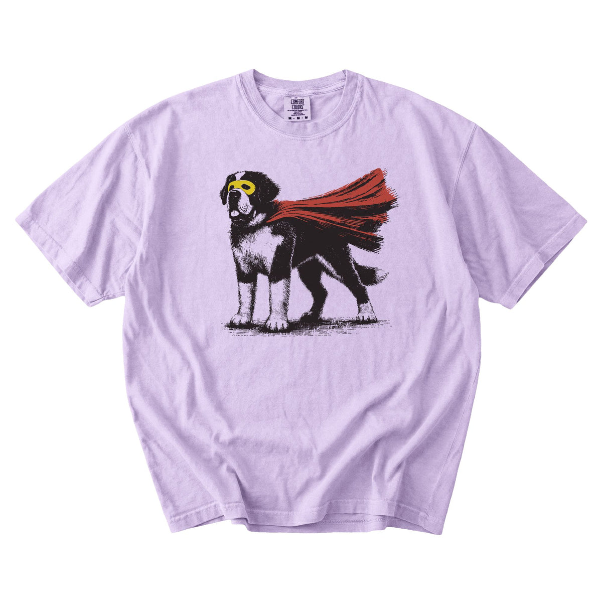 Saint Bernard Superhero t-shirt