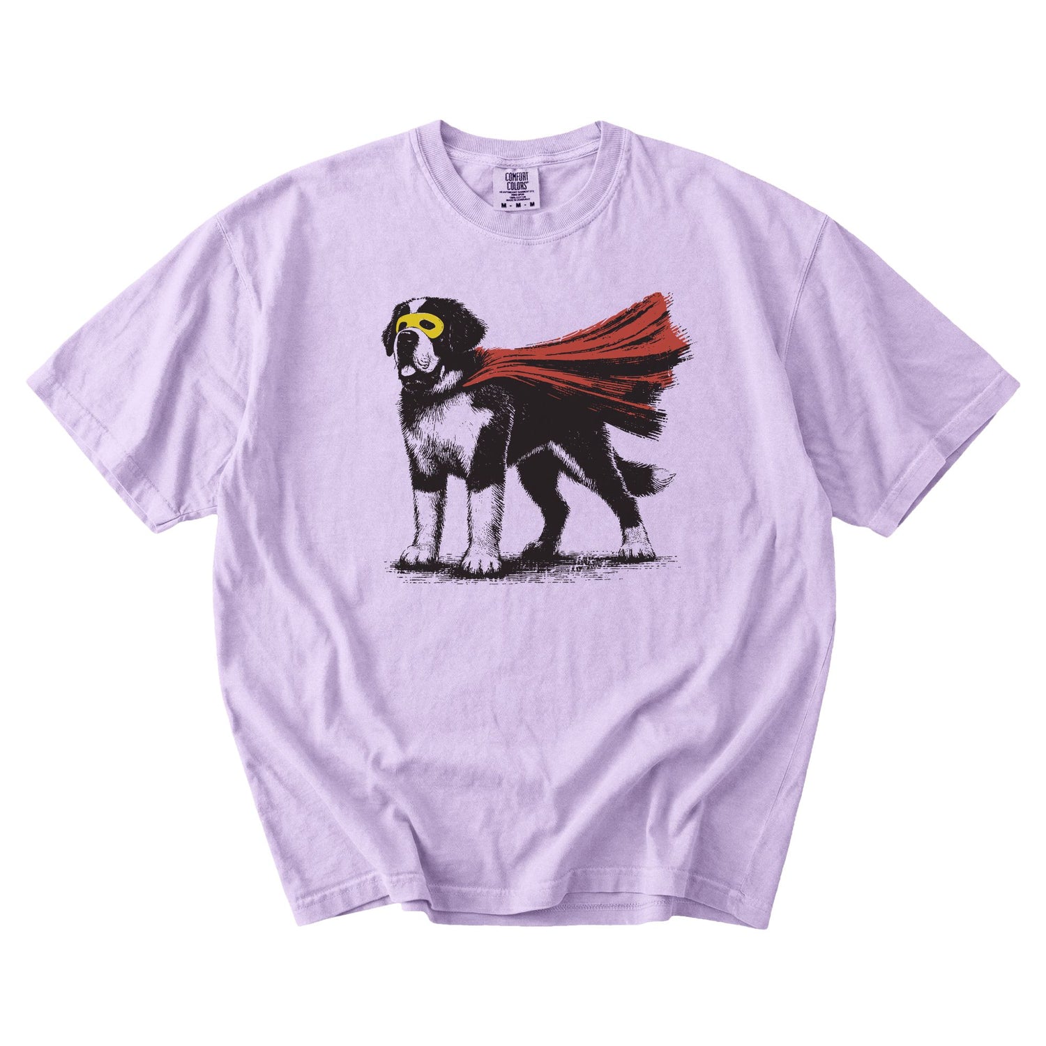 Saint Bernard Superhero t-shirt