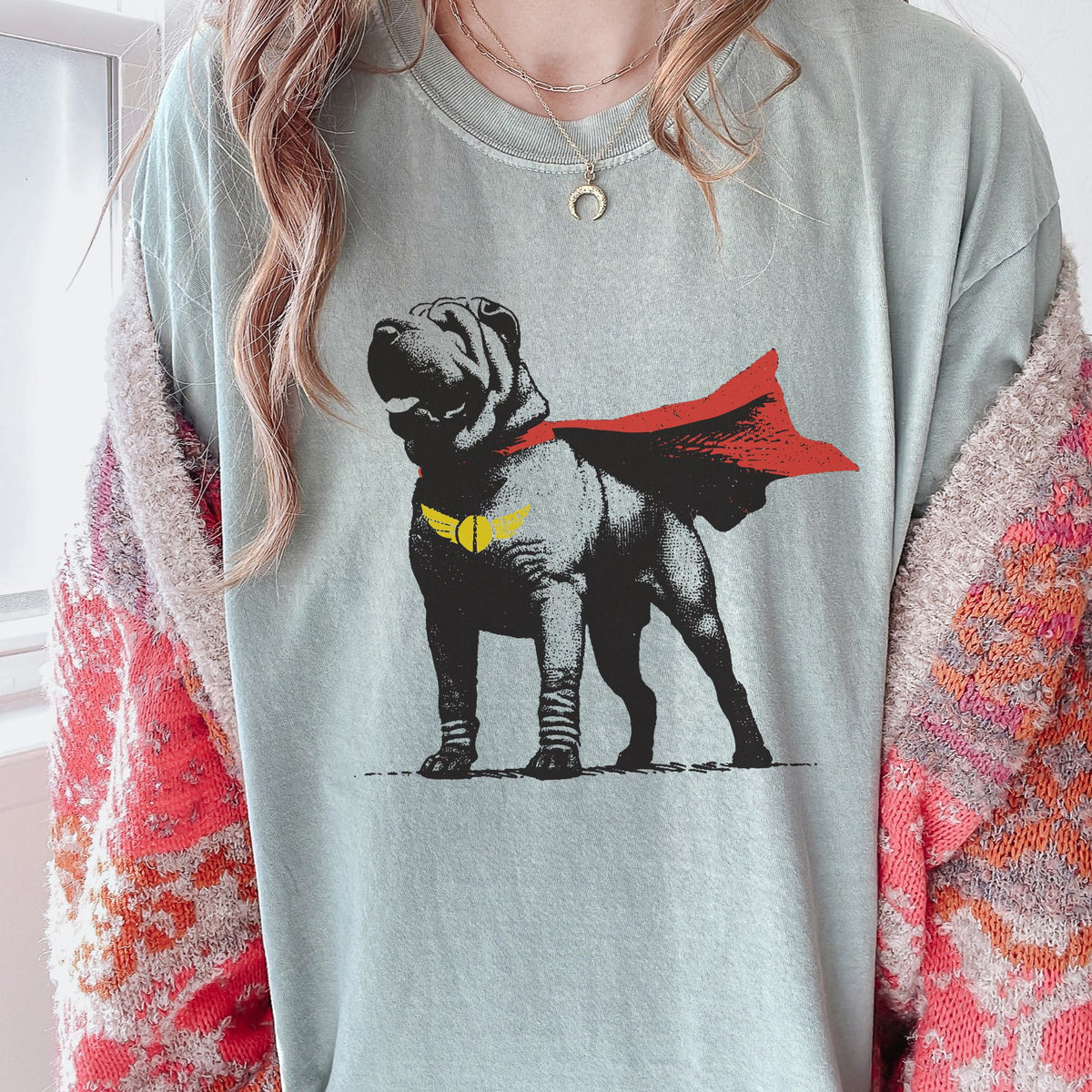 Shar-Pei Superhero t-shirt