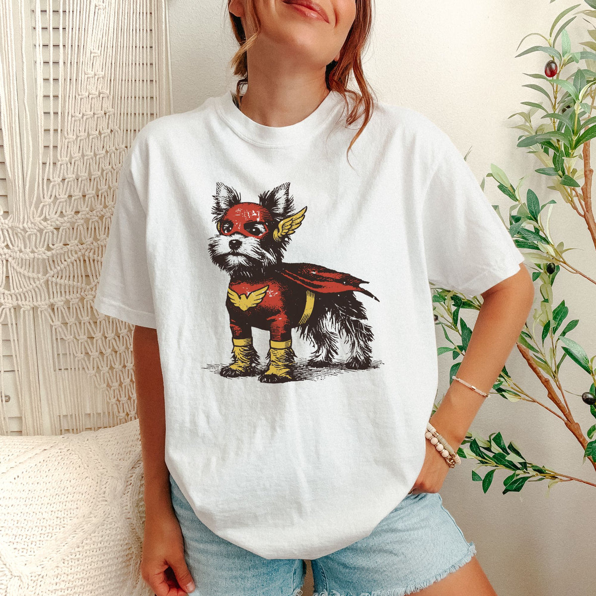 Yorkshire Terrier Superhero t-shirt