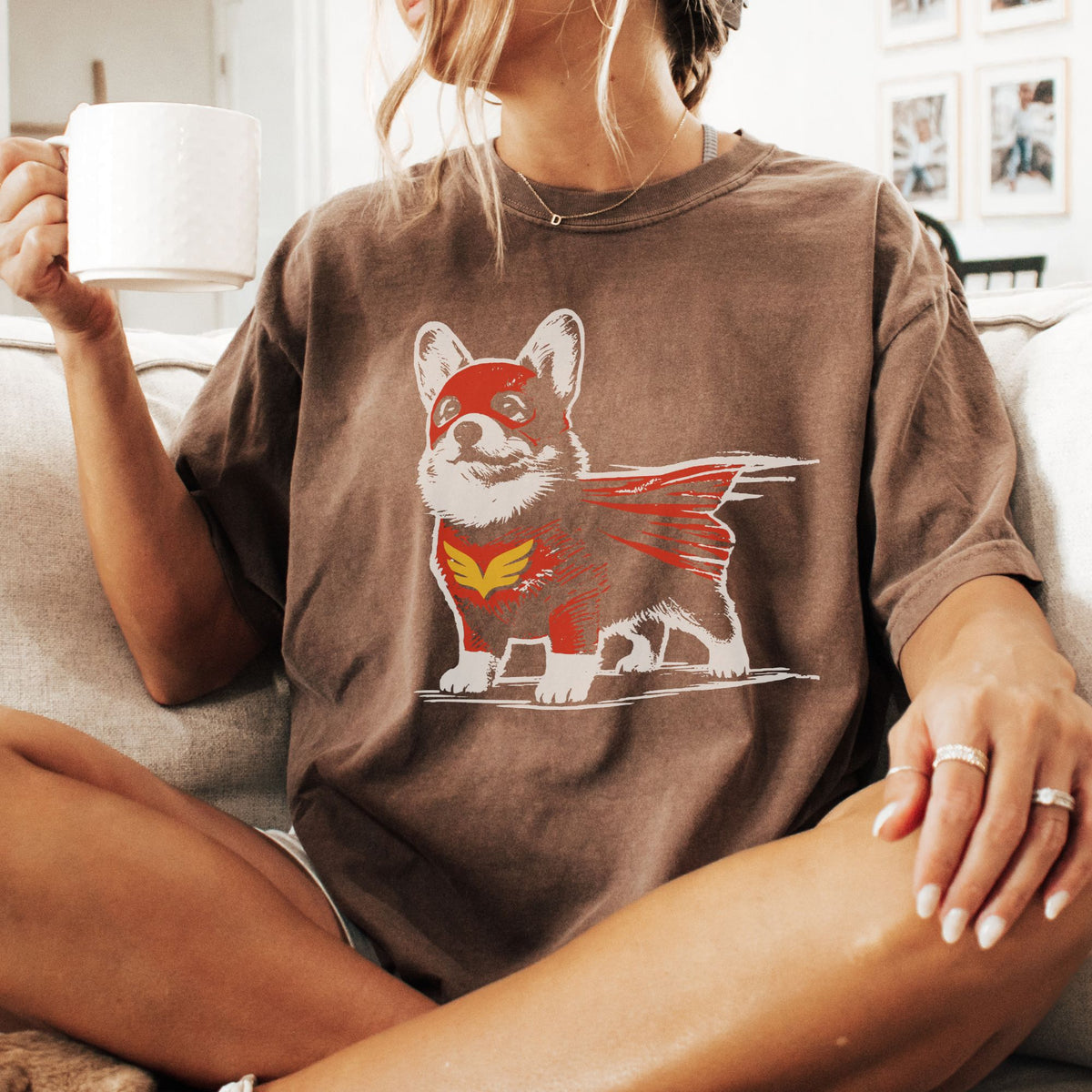 Corgi Superhero t-shirt