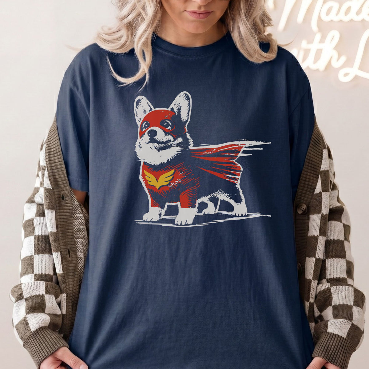 Corgi Superhero t-shirt