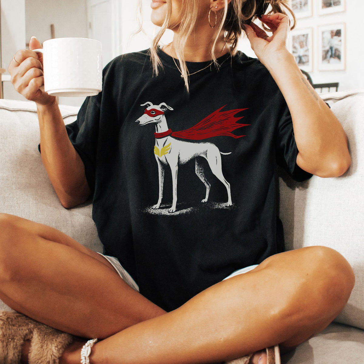 Greyhound Superhero t-shirt