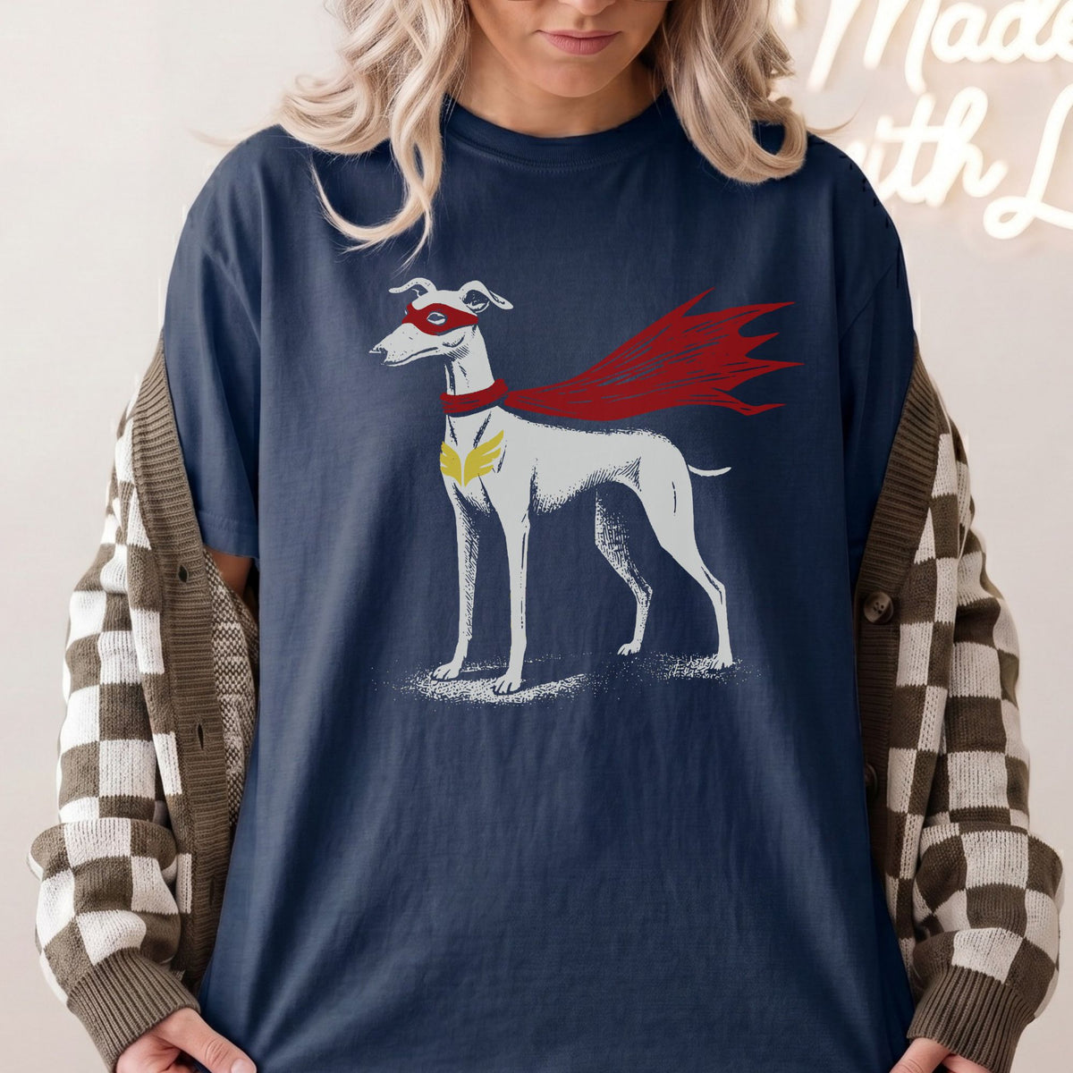 Greyhound Superhero t-shirt