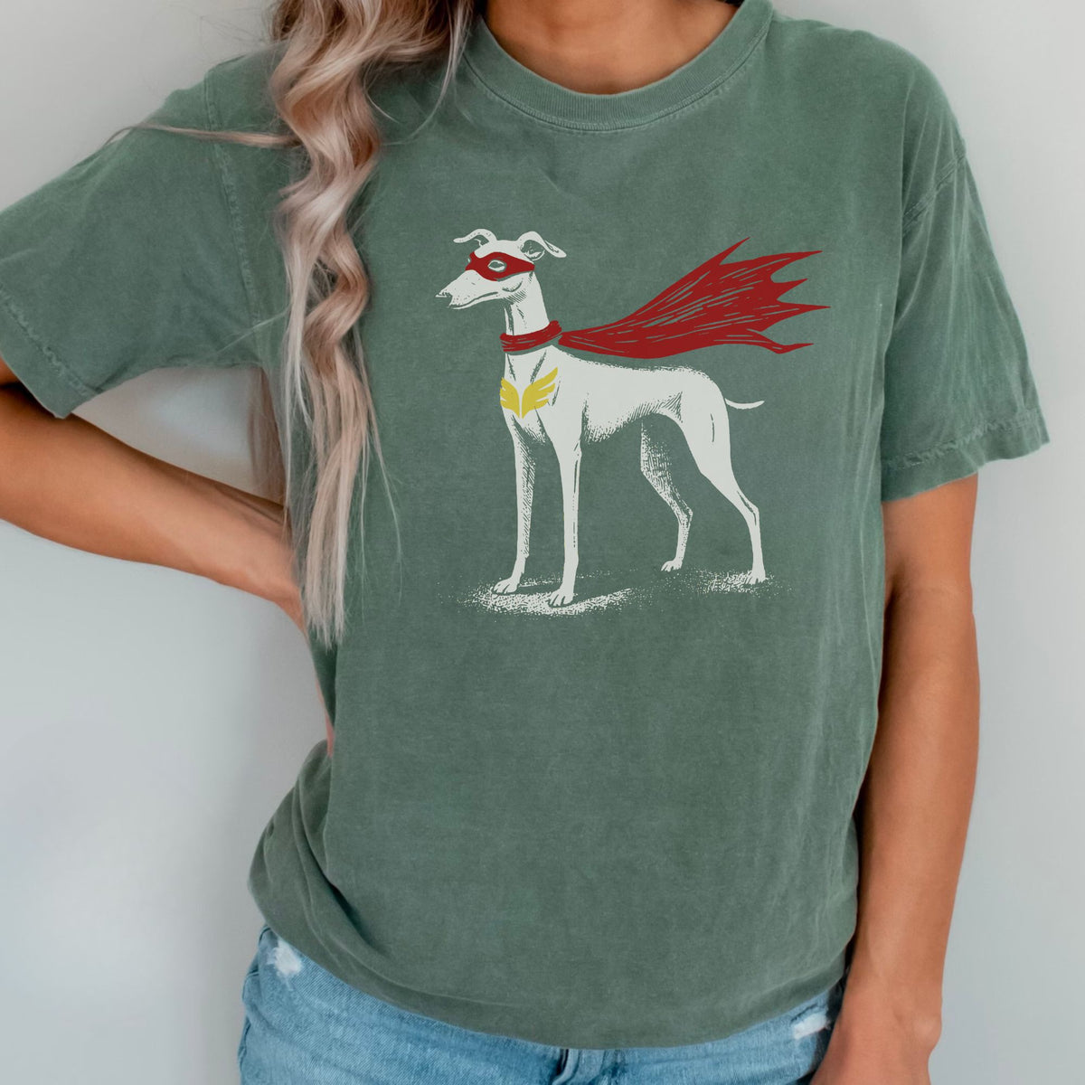 Greyhound Superhero t-shirt