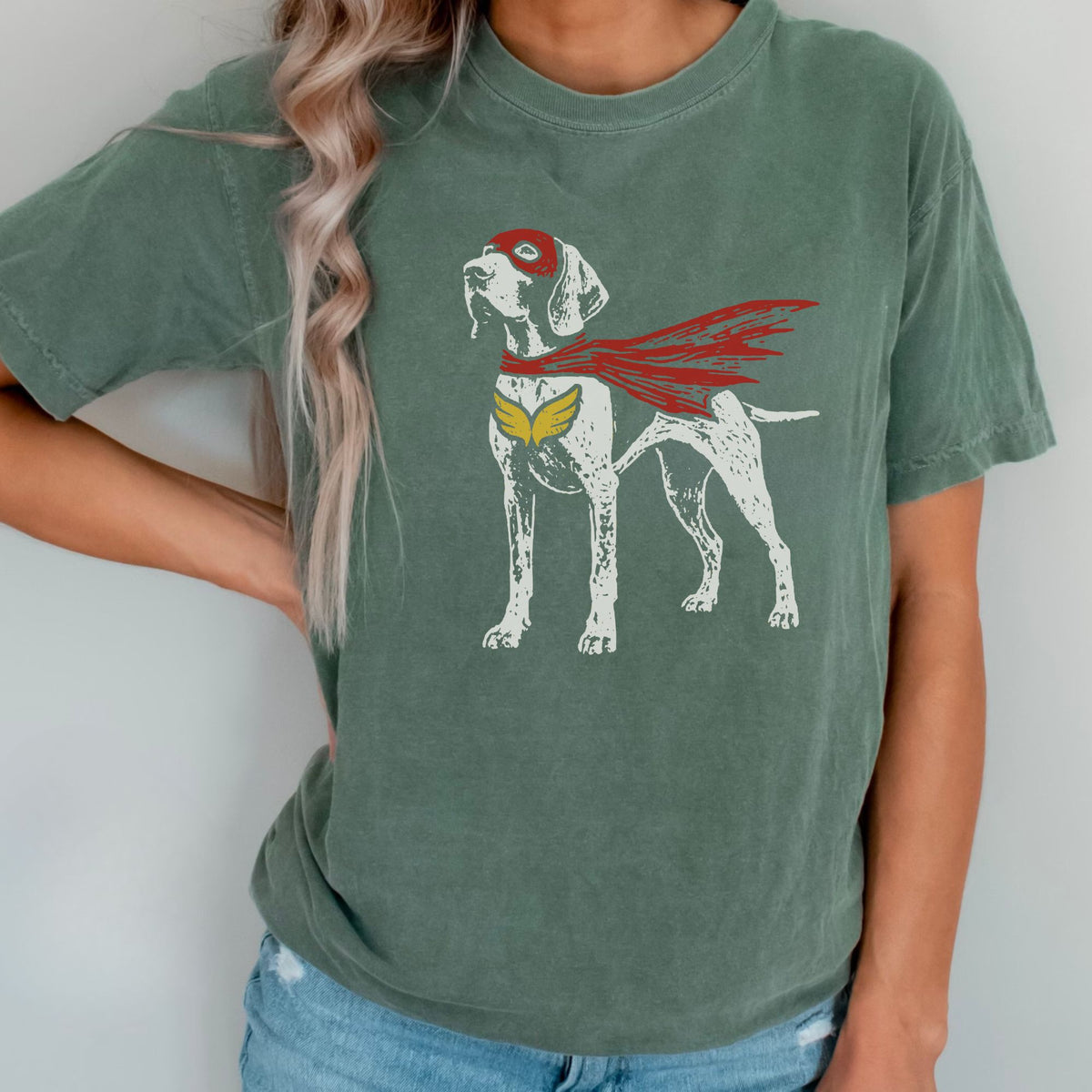 German Shorthaired Pointer Superhero t-shirt