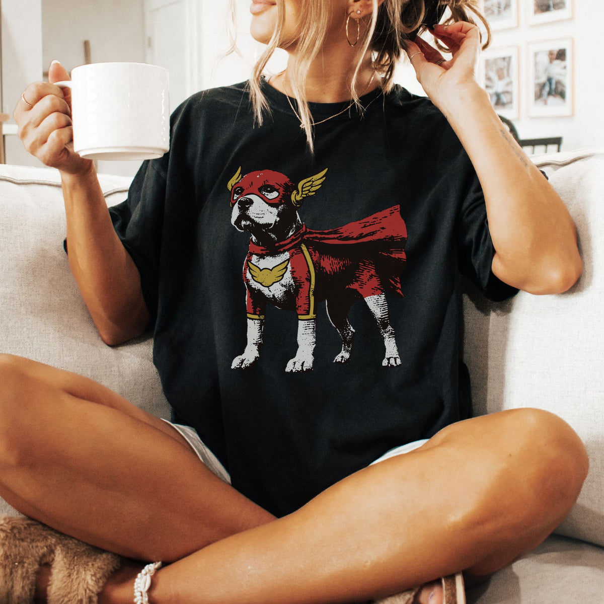 American Pit Bull Terrier Superhero t-shirt