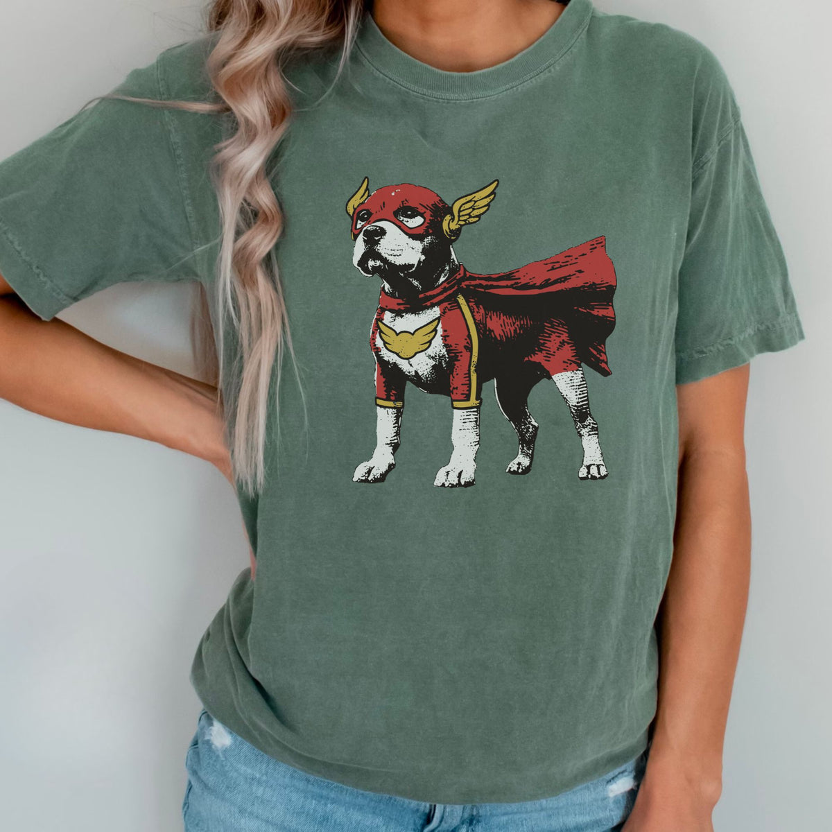 American Pit Bull Terrier Superhero t-shirt
