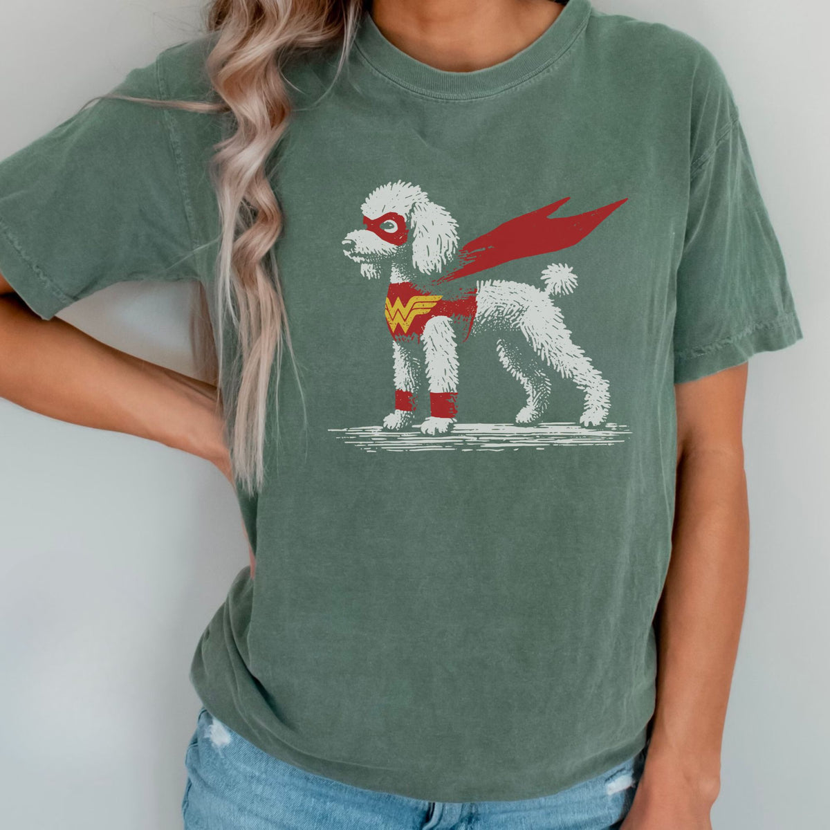 Miniature Poodle Superhero t-shirt