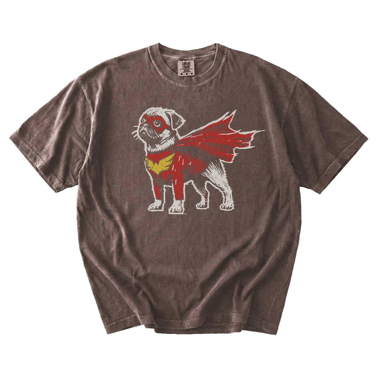 Pug Superhero t-shirt