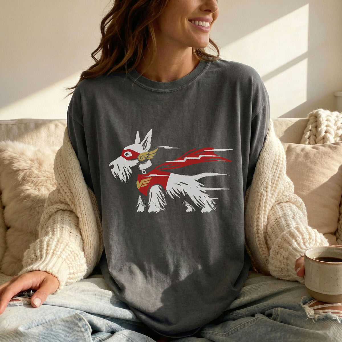 Scottish Terrier Superhero t-shirt