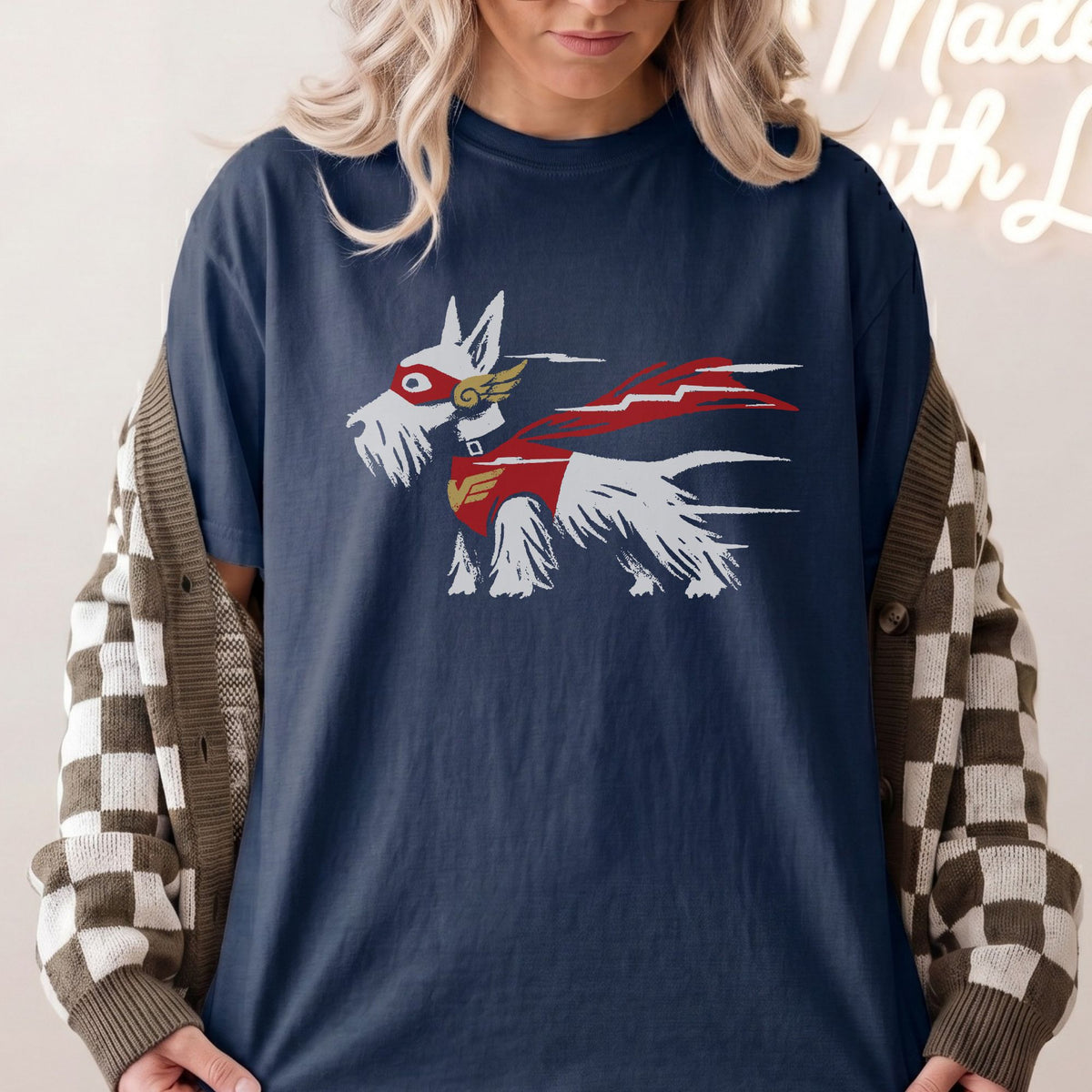 Scottish Terrier Superhero t-shirt