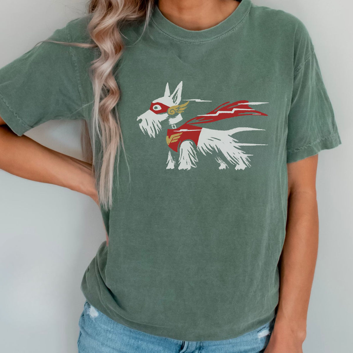 Scottish Terrier Superhero t-shirt