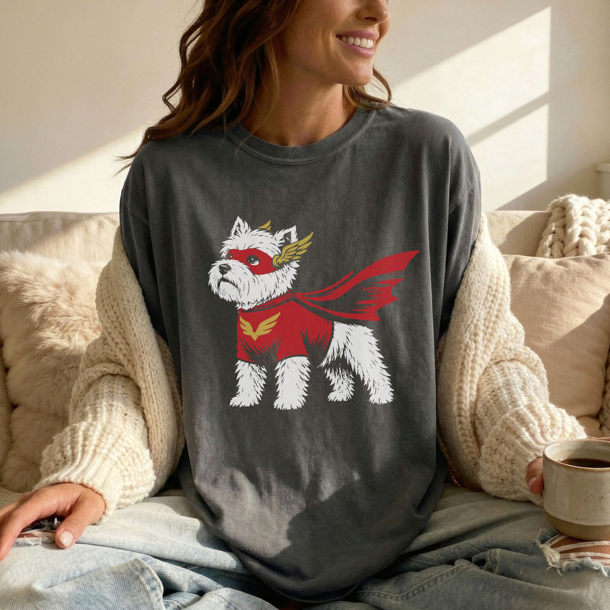 West Highland White Terrier Superhero t-shirt