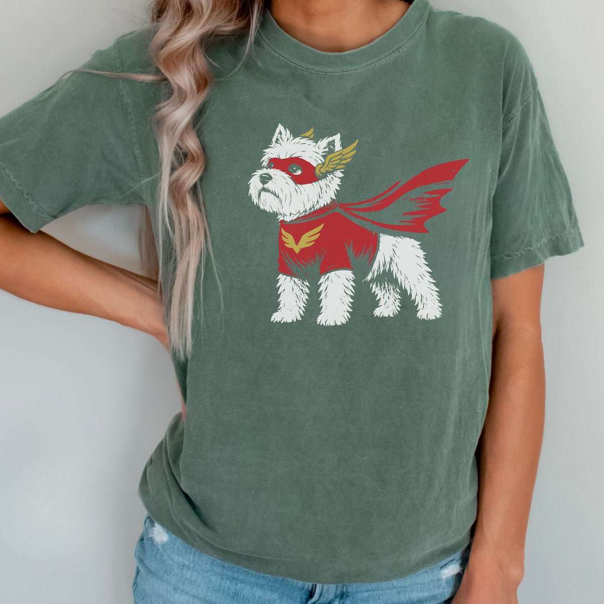West Highland White Terrier Superhero t-shirt