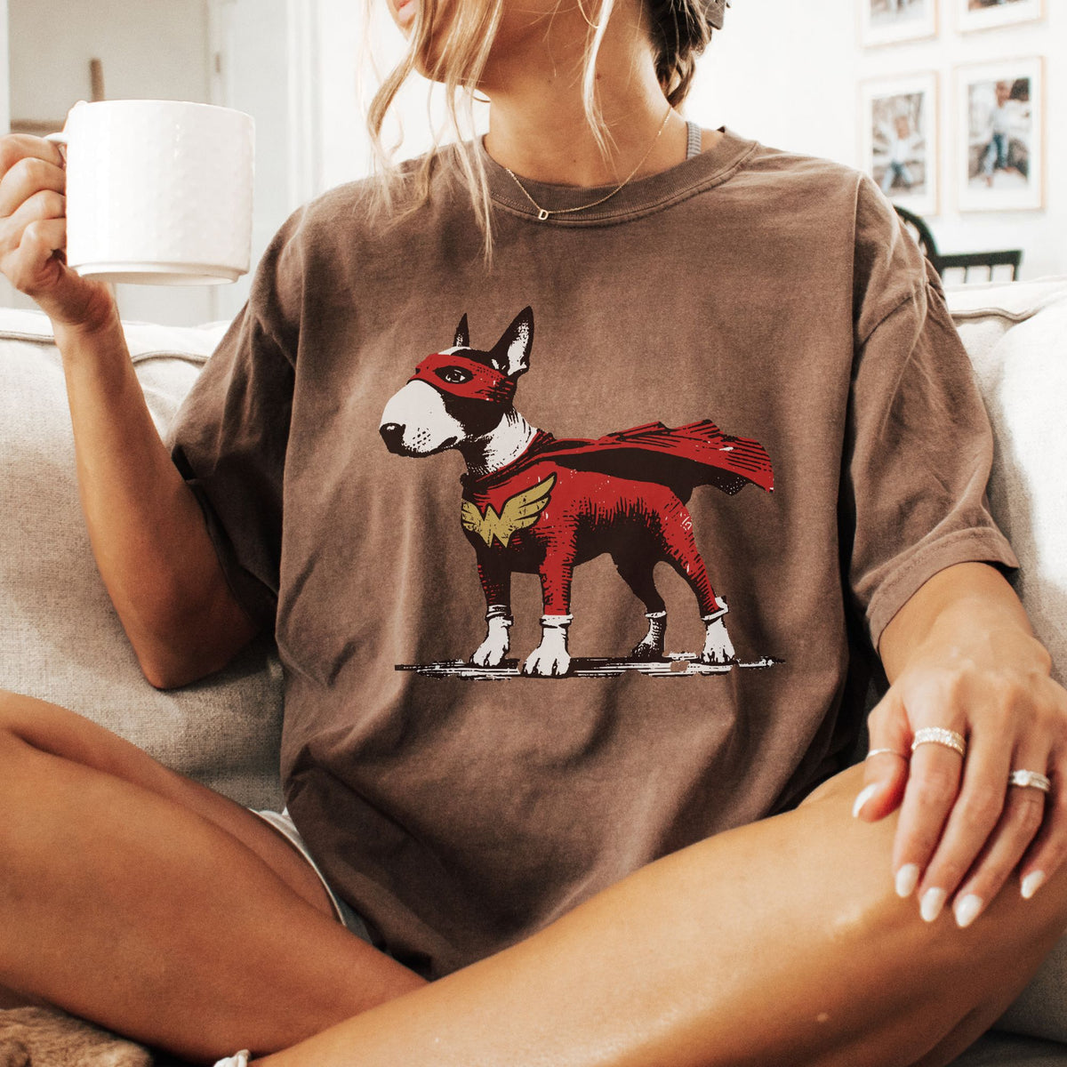 Bull Terrier Superhero t-shirt