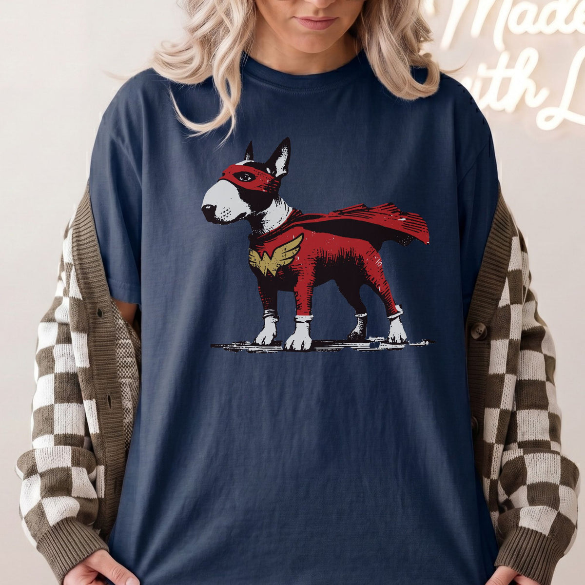 Bull Terrier Superhero t-shirt