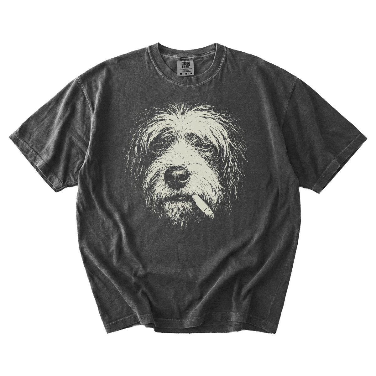 Tibetan Terrier Smoking t-shirt