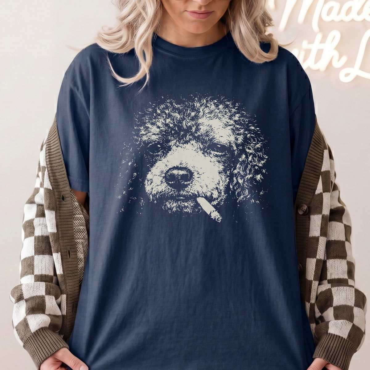 Toy Poodle Smoking t-shirt