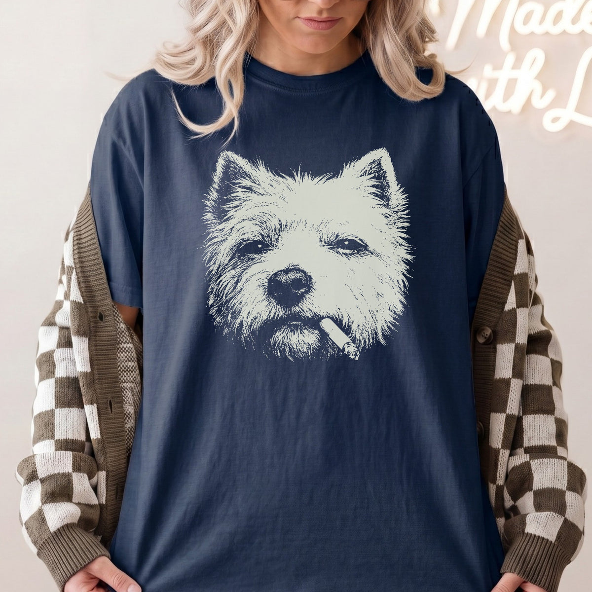 West Highland White Terrier Smoking t-shirt