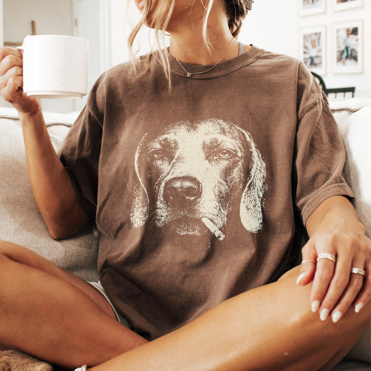 Weimaraner Smoking t-shirt