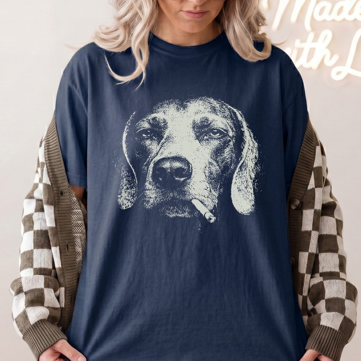 Weimaraner Smoking t-shirt