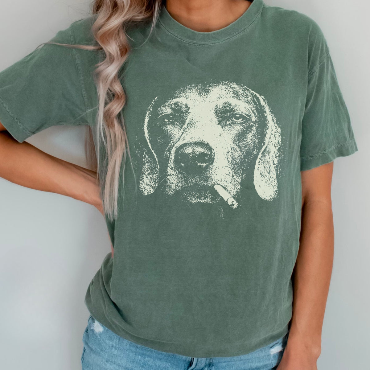 Weimaraner Smoking t-shirt