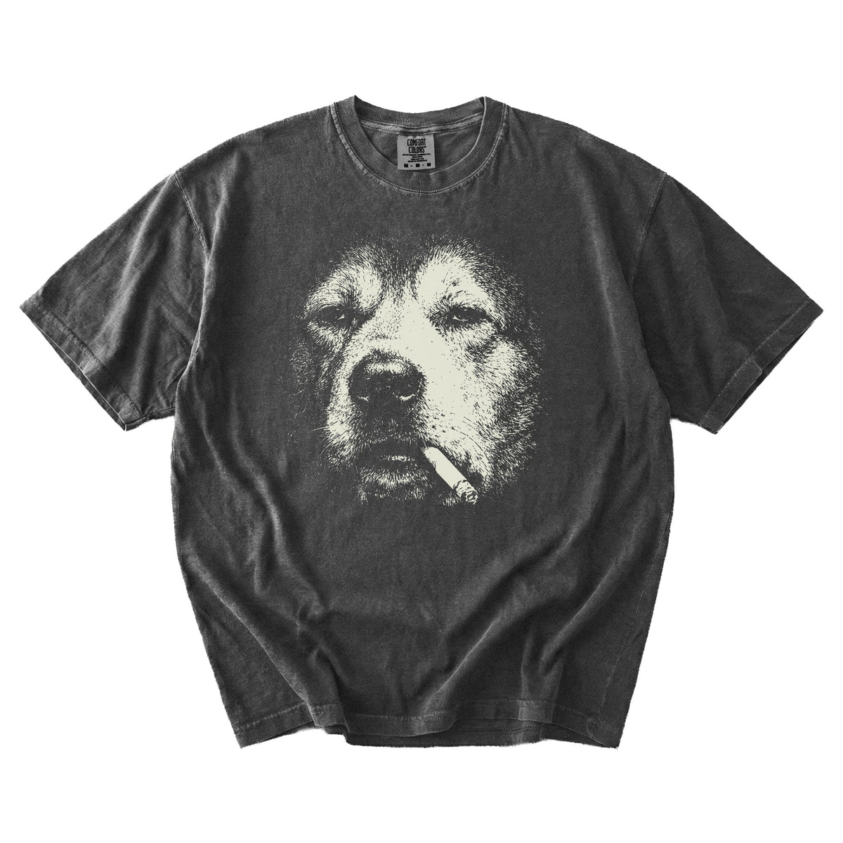 Central Asian Shepherd Dog Smoking t-shirt
