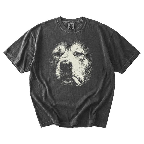 Central Asian Shepherd Dog Smoking t-shirt