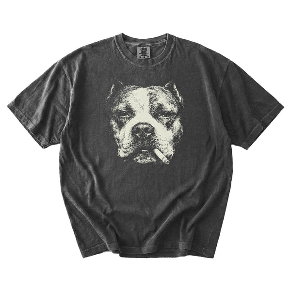 American Staffordshire Terrier Smoking t-shirt