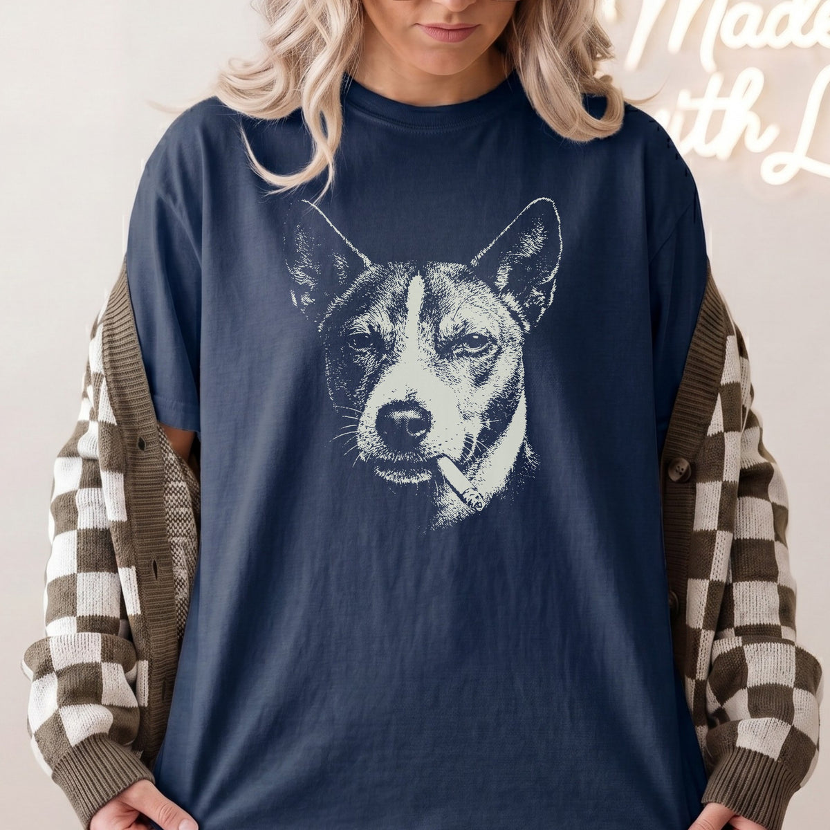 Basenji Smoking t-shirt