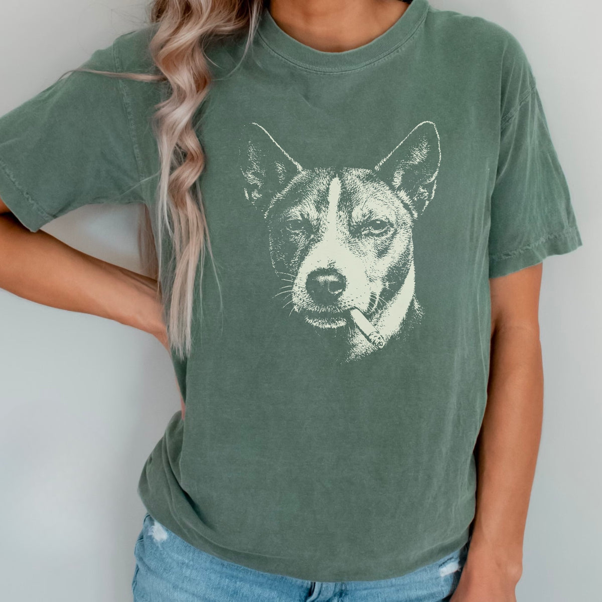 Basenji Smoking t-shirt