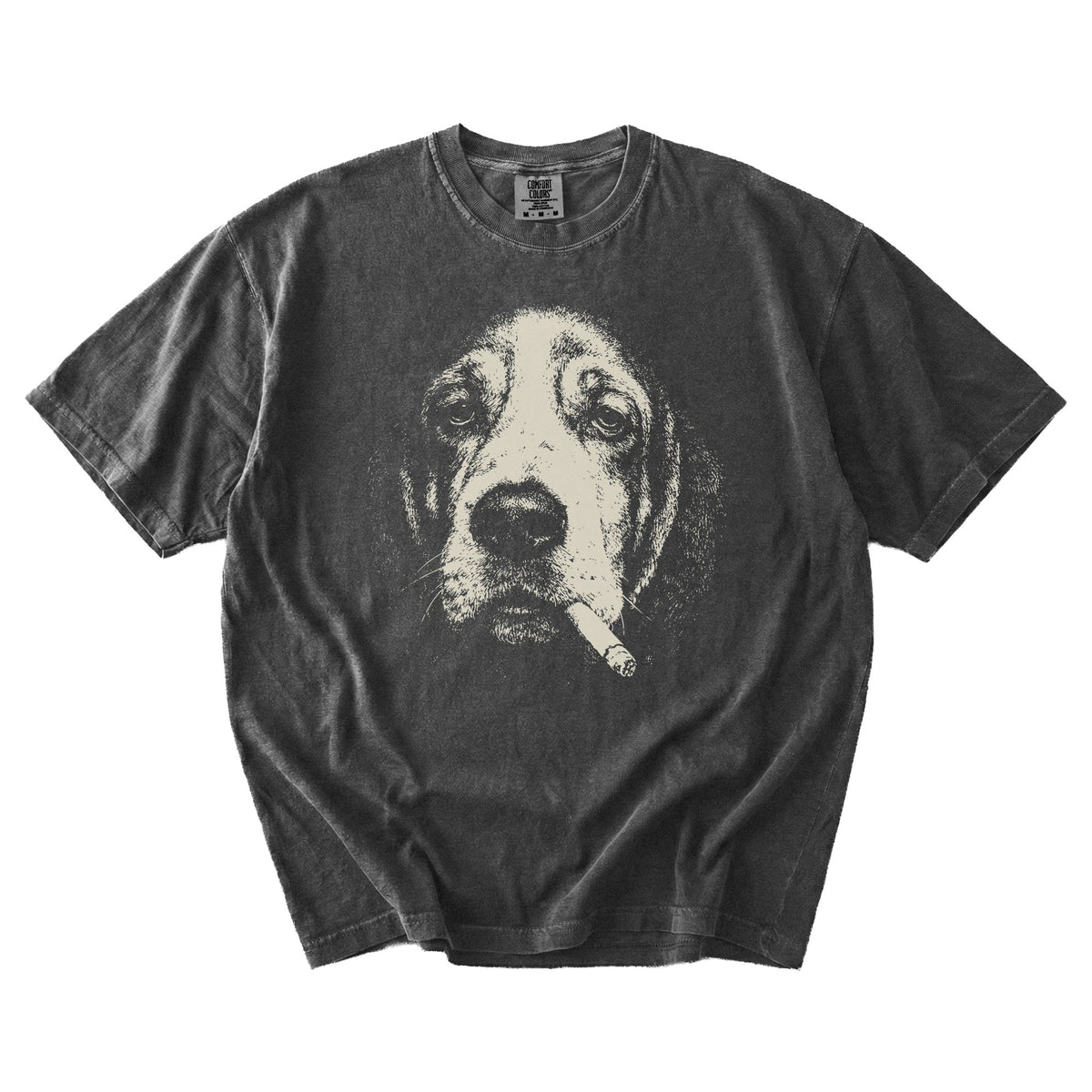 Basset Hound Smoking t-shirt