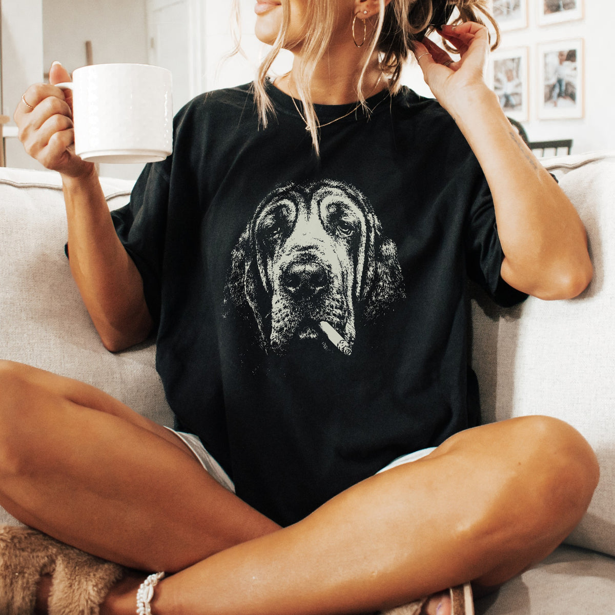 Bloodhound Smoking t-shirt