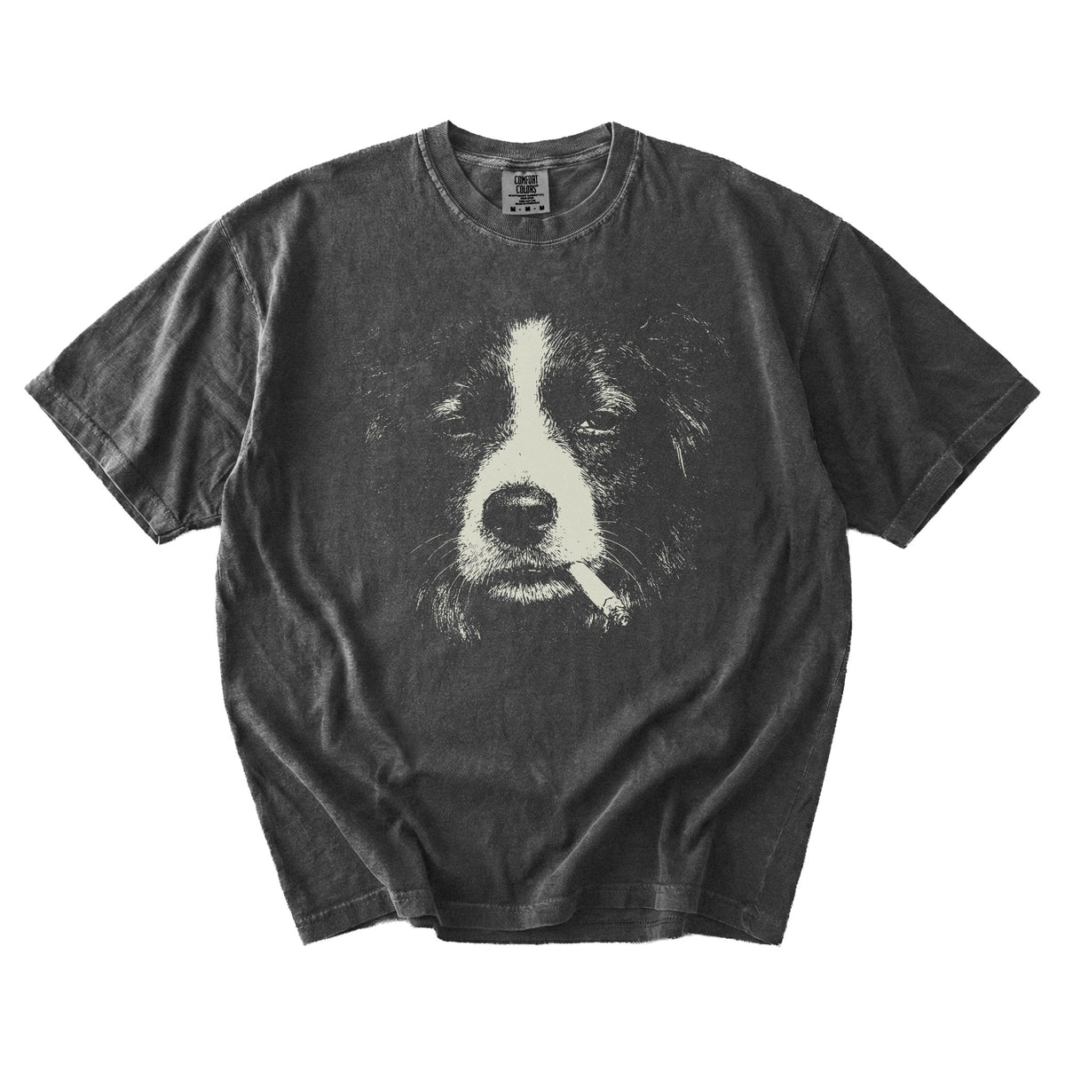 Border Collie Smoking t-shirt