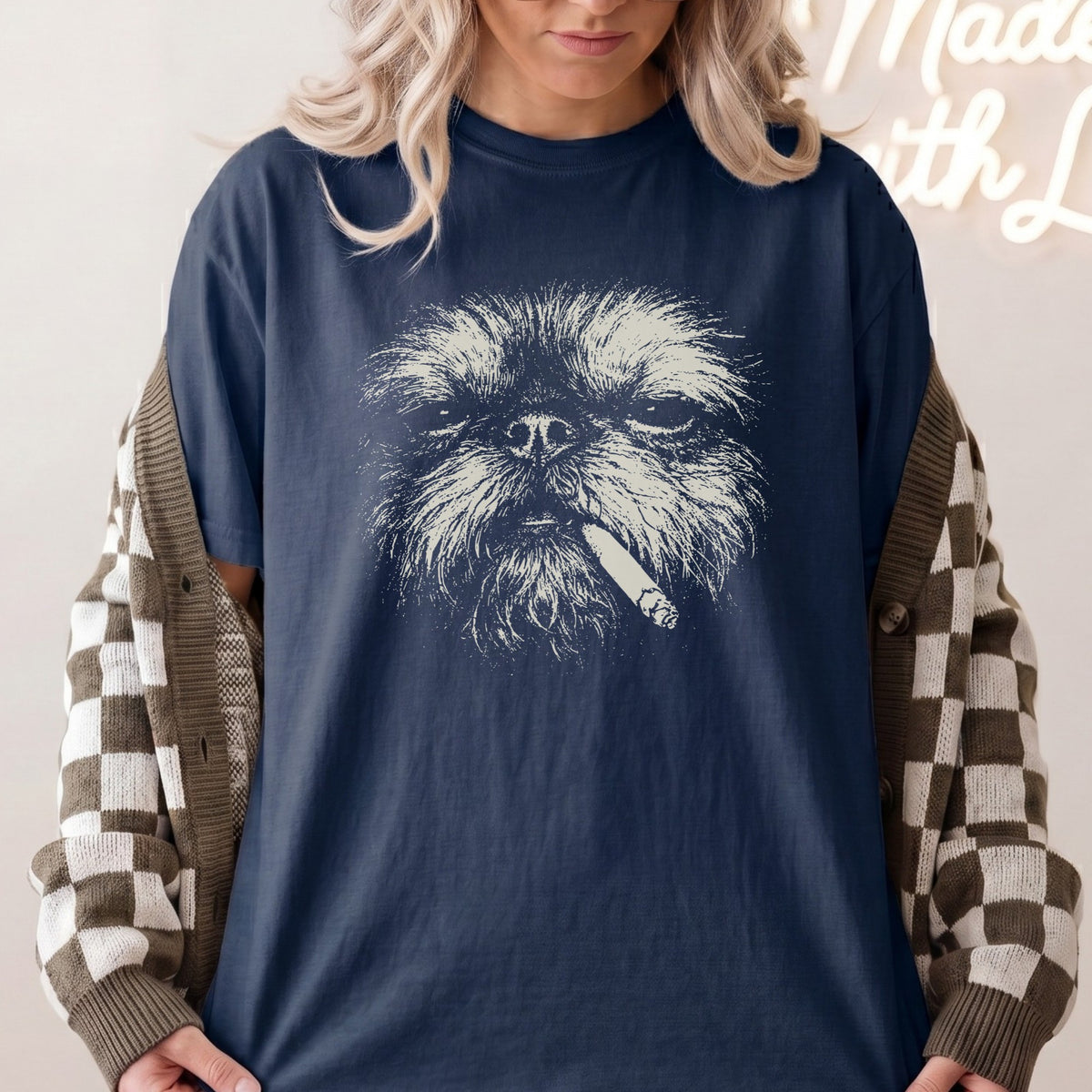 Brussels Griffon Smoking t-shirt