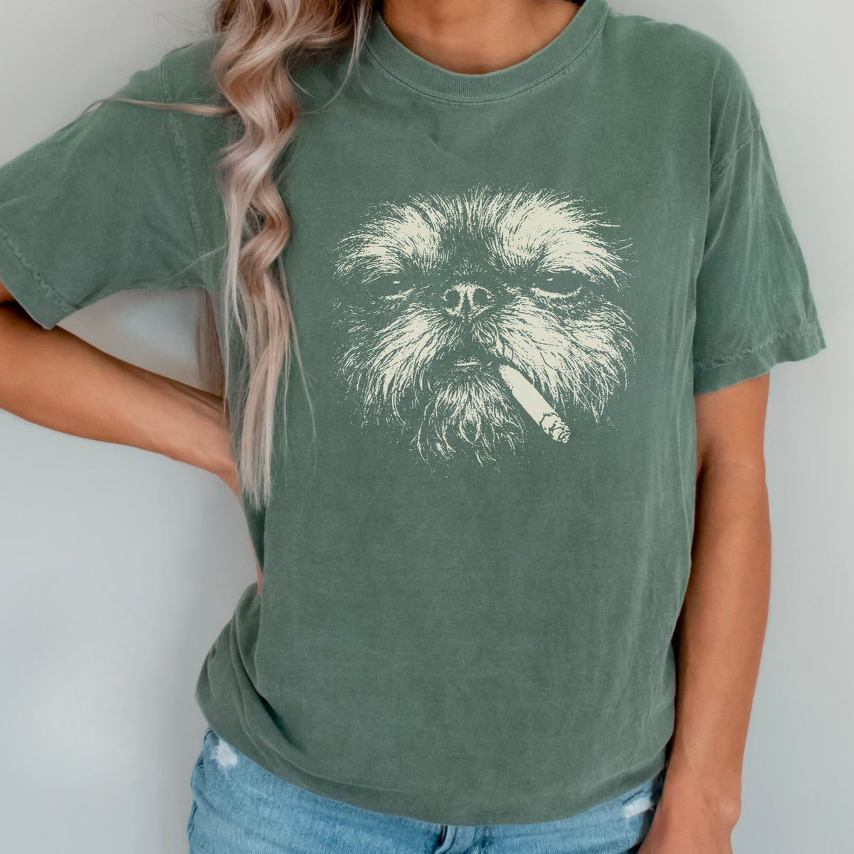 Brussels Griffon Smoking t-shirt