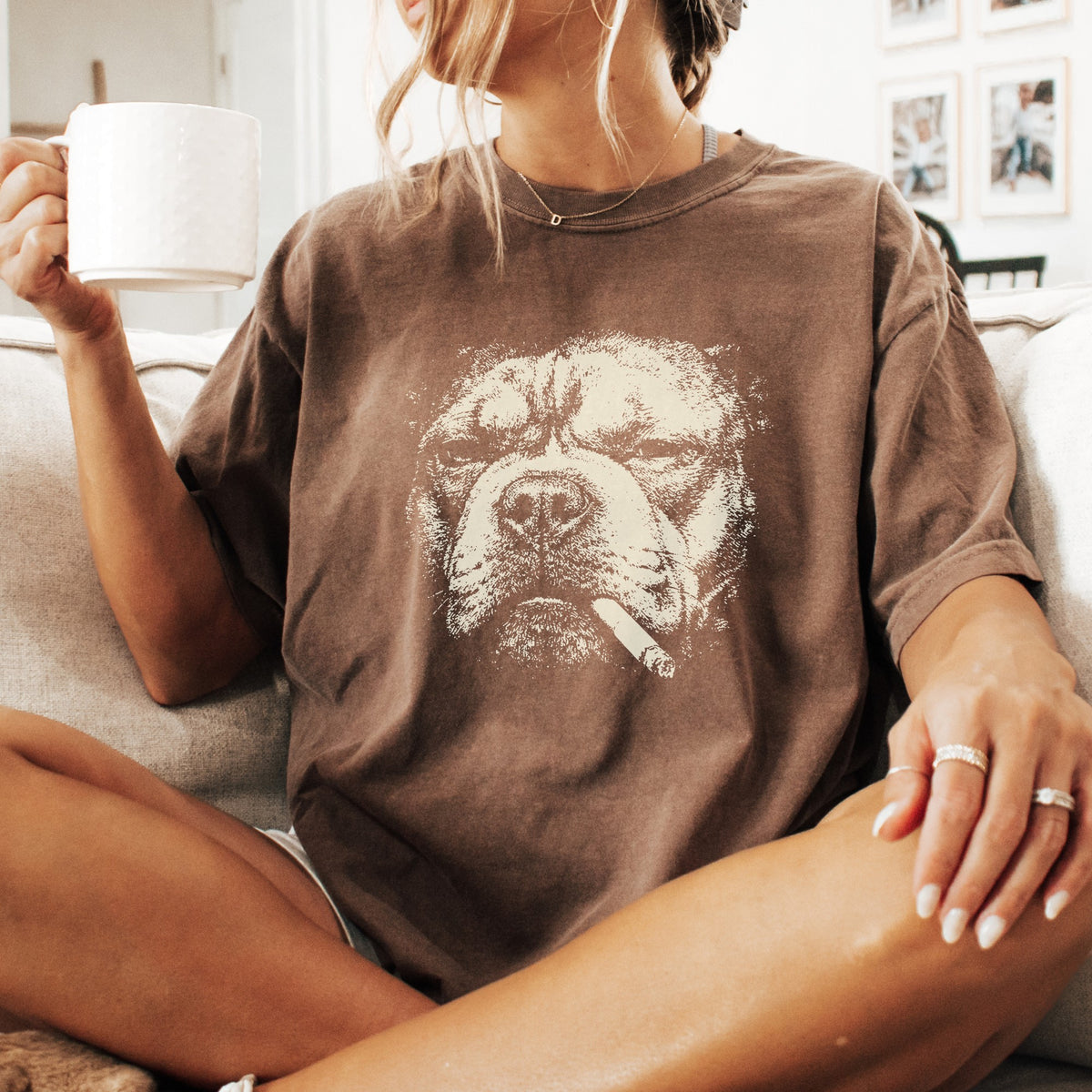 American Bully Smoking t-shirt