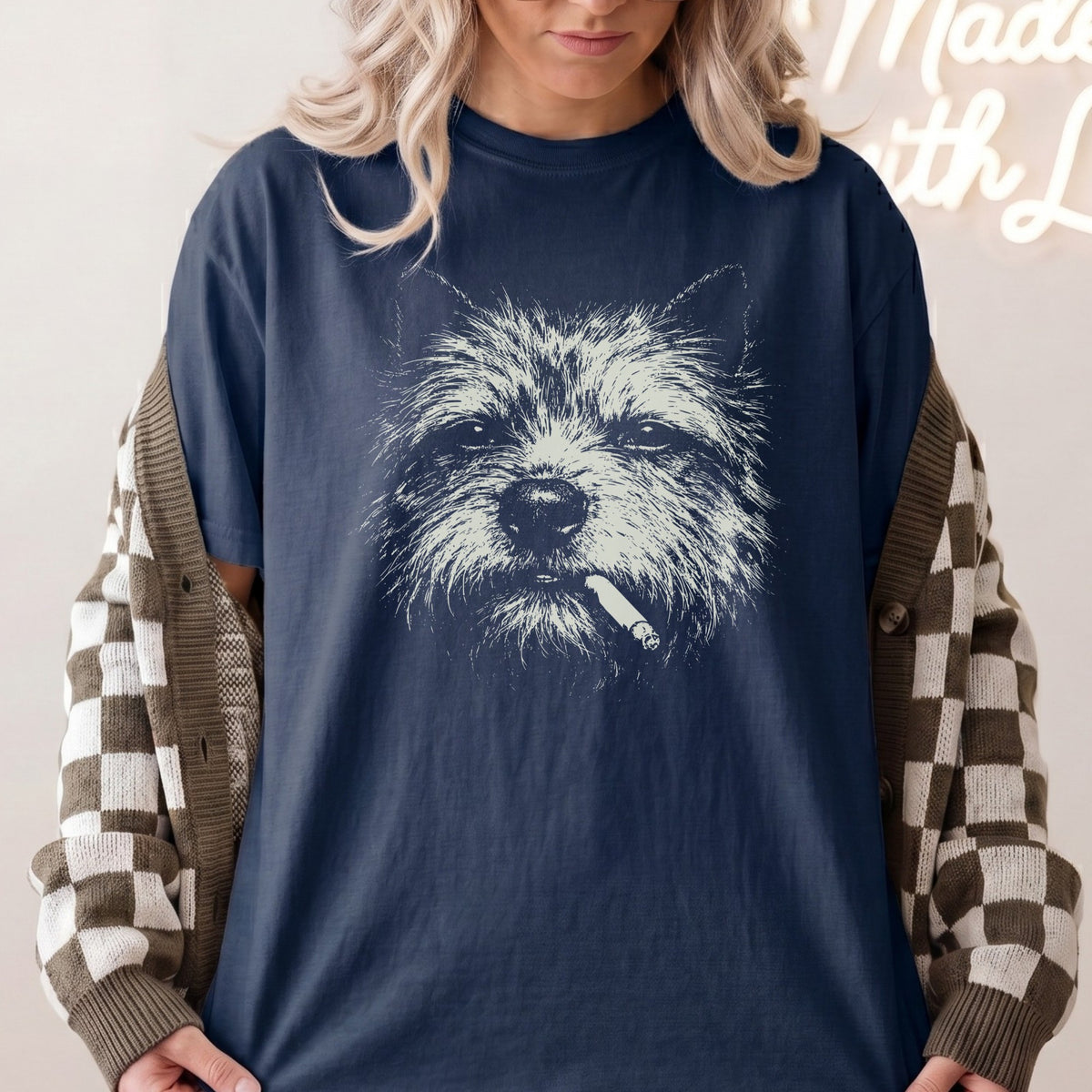Cairn Terrier Smoking t-shirt