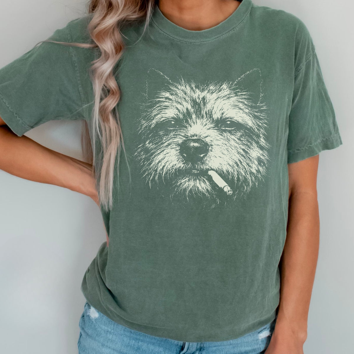 Cairn Terrier Smoking t-shirt