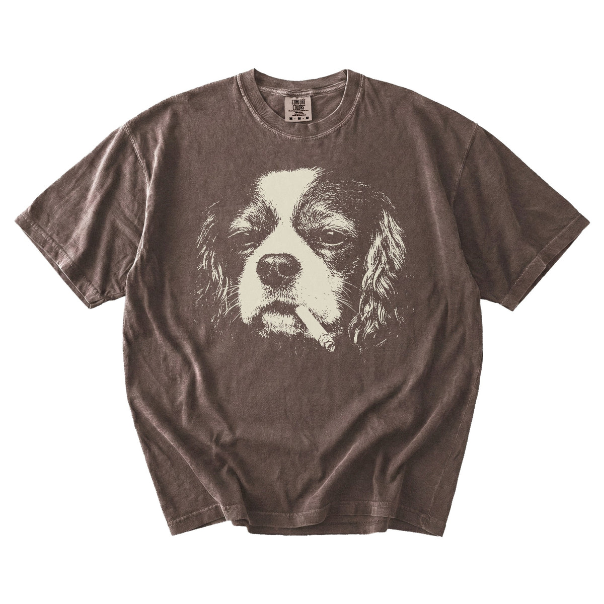 Cavalier King Charles Spaniel Smoking t-shirt